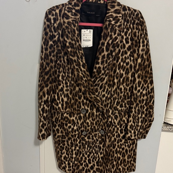 Zara leopard coat - Picture 1 of 2